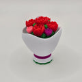 Flower Bouquet Clicker Keychain Fidget