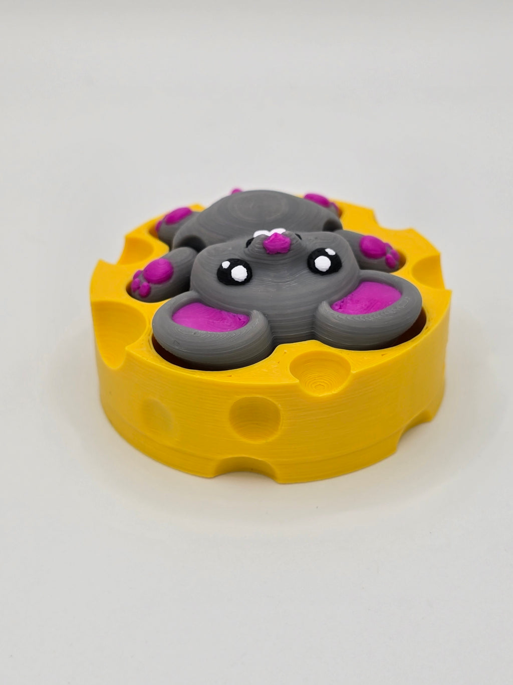 Cute Mouse in Cheese Fidget Clicker