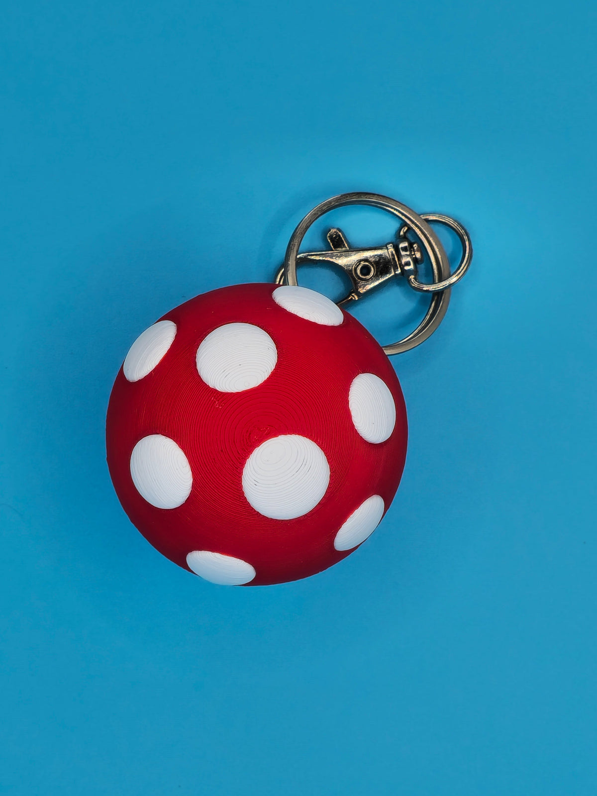 Cute Mushroom Clicker Keychain