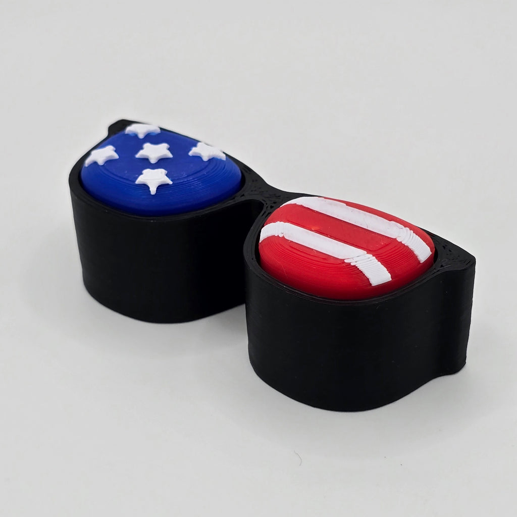 USA Sunglass Double Cliker Keychain Fidget